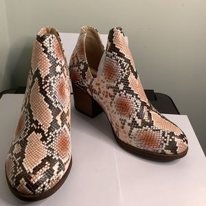 Orange Multi- Snake print Booty